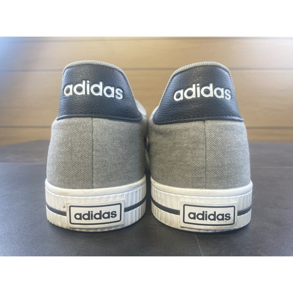Adidas Men's Daily 3.0 Gray Canvas Skateboarding Sneaker Size 12 - Picture 5 of 7